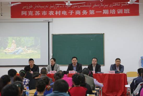 杭州电商援疆进村让村官先训-援建阿克苏 杭州