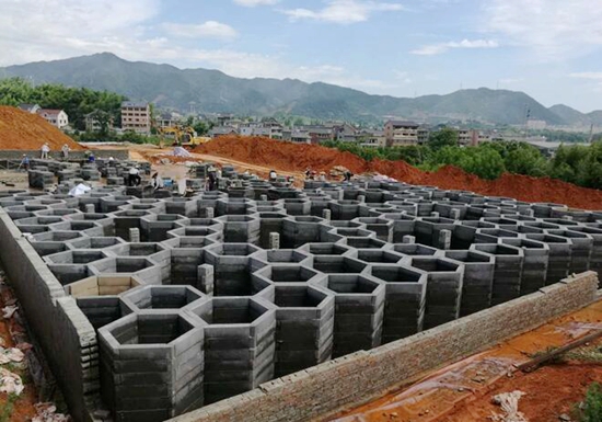 富春山馆硅砂蜂巢结构蓄水池