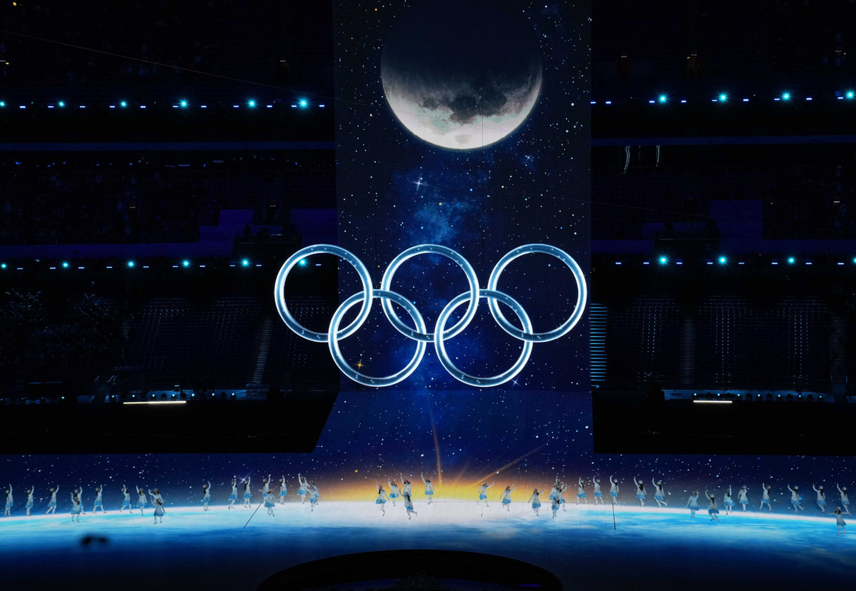 创意显示案例-2022北京冬奥会冰雪五环