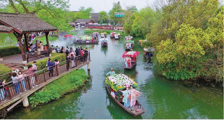 杭州西溪湿地花朝节图片