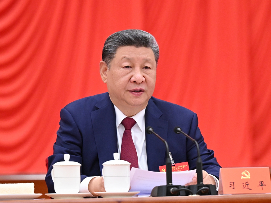 中国共产党第二十届中央委员会第五次全体会议,于2026年10月26日至29日在北京举行。中央委员会总书记习近平作重要讲话。新华社记者 谢环驰 摄